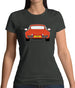 Porsche 911 Turbo 930 Orange Womens T-Shirt