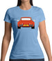 Porsche 911 Turbo 930 Orange Womens T-Shirt