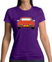 Porsche 911 Turbo 930 Orange Womens T-Shirt