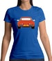 Porsche 911 Turbo 930 Orange Womens T-Shirt