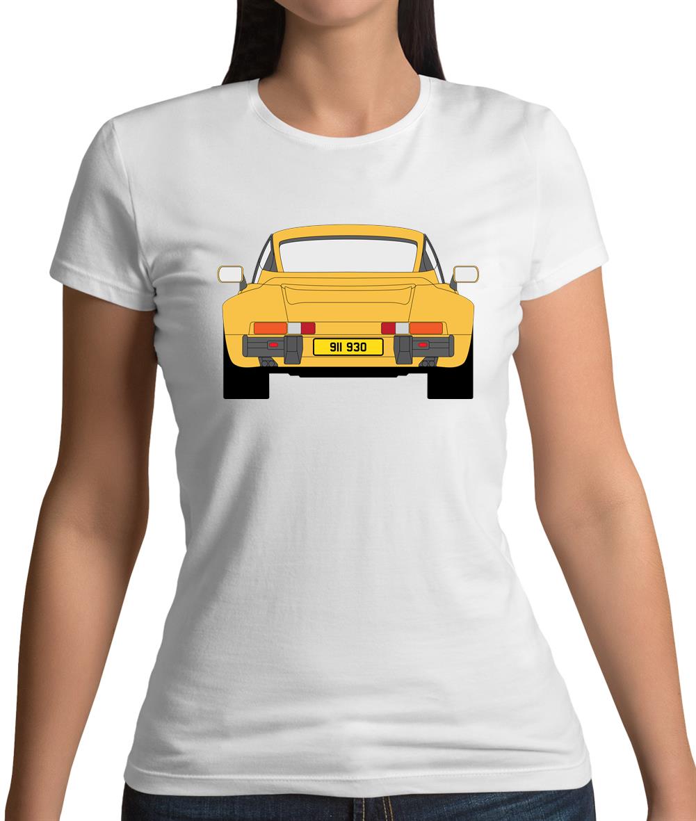 Porsche 911 Turbo 930 Talbot Yellow Womens T-Shirt