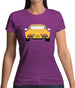 Porsche 911 Turbo 930 Talbot Yellow Womens T-Shirt