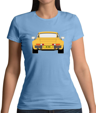 Porsche 911 Turbo 930 Talbot Yellow Womens T-Shirt