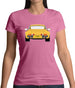 Porsche 911 Turbo 930 Talbot Yellow Womens T-Shirt