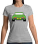 Porsche 911 Turbo 930 Viper Green Womens T-Shirt