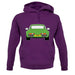 Porsche 911 Turbo 930 Viper Green unisex hoodie