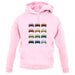 Porsche Box 964 T 12 Colour Grid unisex hoodie