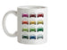 Box 964 T 12 Colour Grid Ceramic Mug