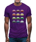 Box 964 T 12 Colour Grid Mens T-Shirt