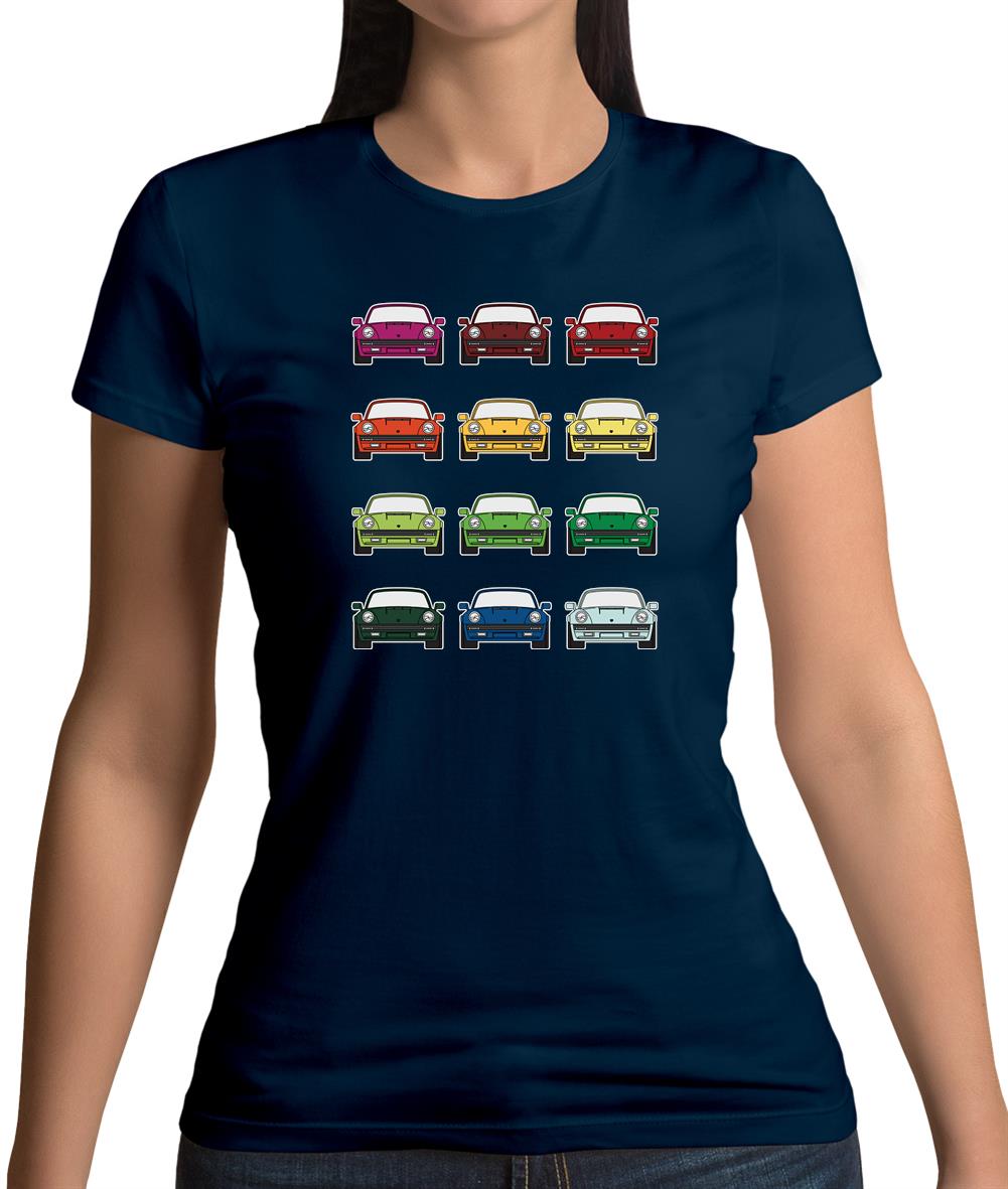 Box 964 T 12 Colour Grid Womens T-Shirt