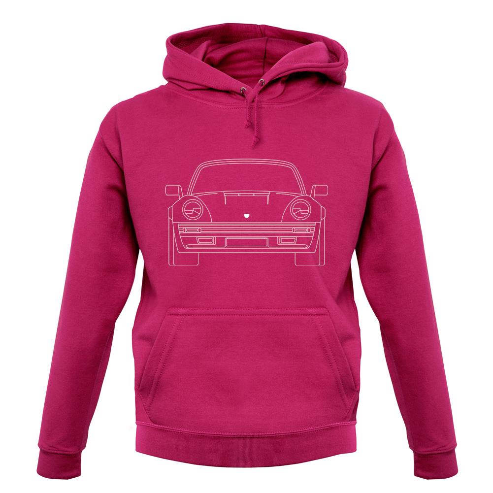 Porsche 964 Front Outline unisex hoodie