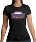 Porsche 911 964 Violet Womens T-Shirt