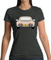 Porsche 911 964 Beige Womens T-Shirt