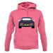 Porsche 911 964 Dark Blue unisex hoodie