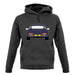 Porsche 911 964 Dark Blue unisex hoodie