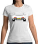 Porsche 911 964 Grand Prix White Womens T-Shirt