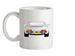 911 964 Grand Prix White Ceramic Mug