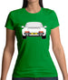 Porsche 911 964 Grand Prix White Womens T-Shirt