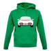 Porsche 911 964 Grand Prix White unisex hoodie