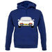 Porsche 911 964 Grand Prix White unisex hoodie