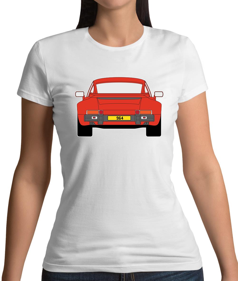 Porsche 911 964 Guards Red Womens T-Shirt