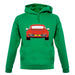 Porsche 911 964 Guards Red unisex hoodie