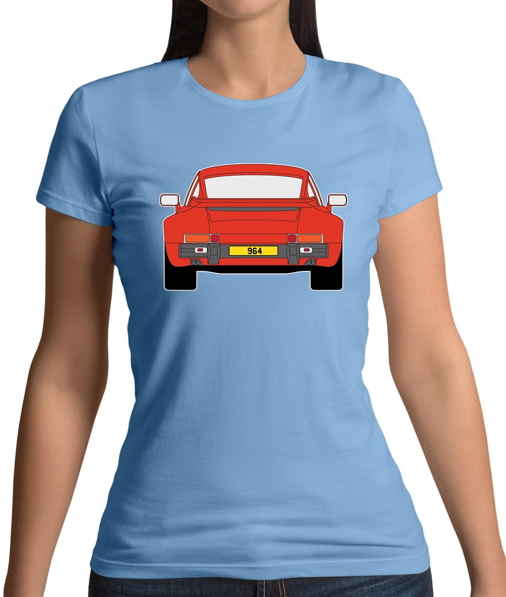 Porsche 911 964 Guards Red Womens T-Shirt