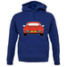 Porsche 911 964 Guards Red unisex hoodie