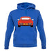 Porsche 911 964 Guards Red unisex hoodie