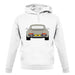 Porsche 911 964 Rear Line Grey unisex hoodie