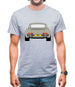 911 964 Rear Line Grey Mens T-Shirt