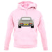 Porsche 911 964 Rear Line Grey unisex hoodie