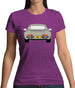 Porsche 911 964 Rear Line Grey Womens T-Shirt