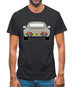 911 964 Rear Line Grey Mens T-Shirt