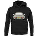 Porsche 911 964 Rear Line Grey unisex hoodie