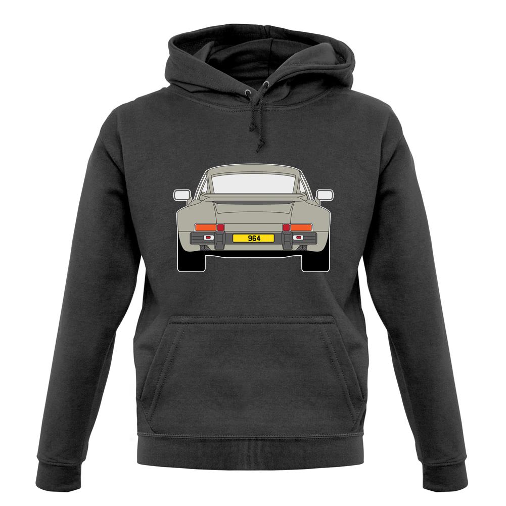 Porsche 911 964 Rear Line Grey unisex hoodie