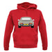 Porsche 911 964 Rear Line Grey unisex hoodie