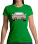 Porsche 911 964 Rear Line Grey Womens T-Shirt