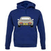 Porsche 911 964 Rear Line Grey unisex hoodie