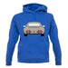 Porsche 911 964 Rear Line Grey unisex hoodie