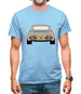 911 964 Rear Line Grey Mens T-Shirt