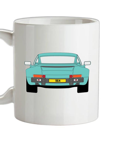 911 964 Rear Mint Green Ceramic Mug