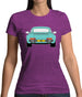 Porsche 911 964 Rear Mint Green Womens T-Shirt