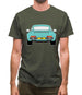 911 964 Rear Mint Green Mens T-Shirt