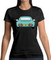 Porsche 911 964 Rear Mint Green Womens T-Shirt