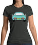 Porsche 911 964 Rear Mint Green Womens T-Shirt