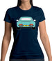 Porsche 911 964 Rear Mint Green Womens T-Shirt