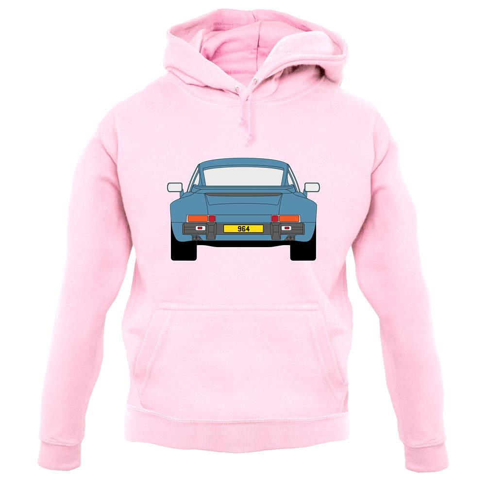 Porsche 911 964 Rear Murano Green unisex hoodie
