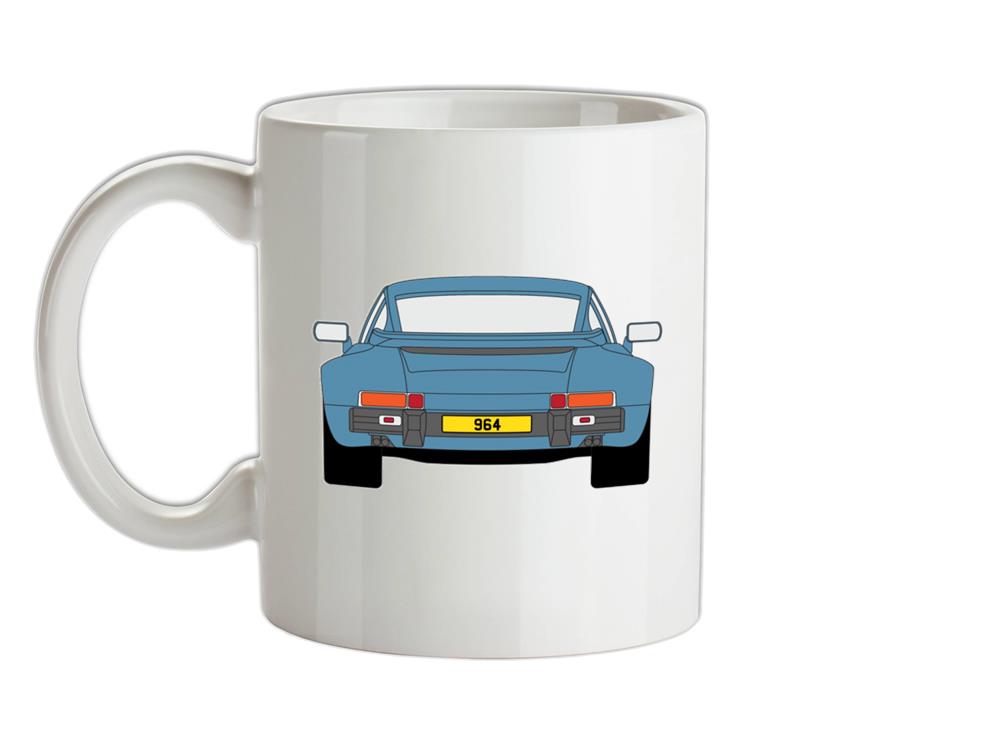 911 964 Rear Murano Green Ceramic Mug