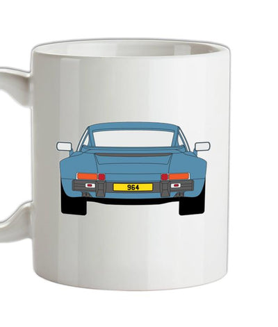 911 964 Rear Murano Green Ceramic Mug